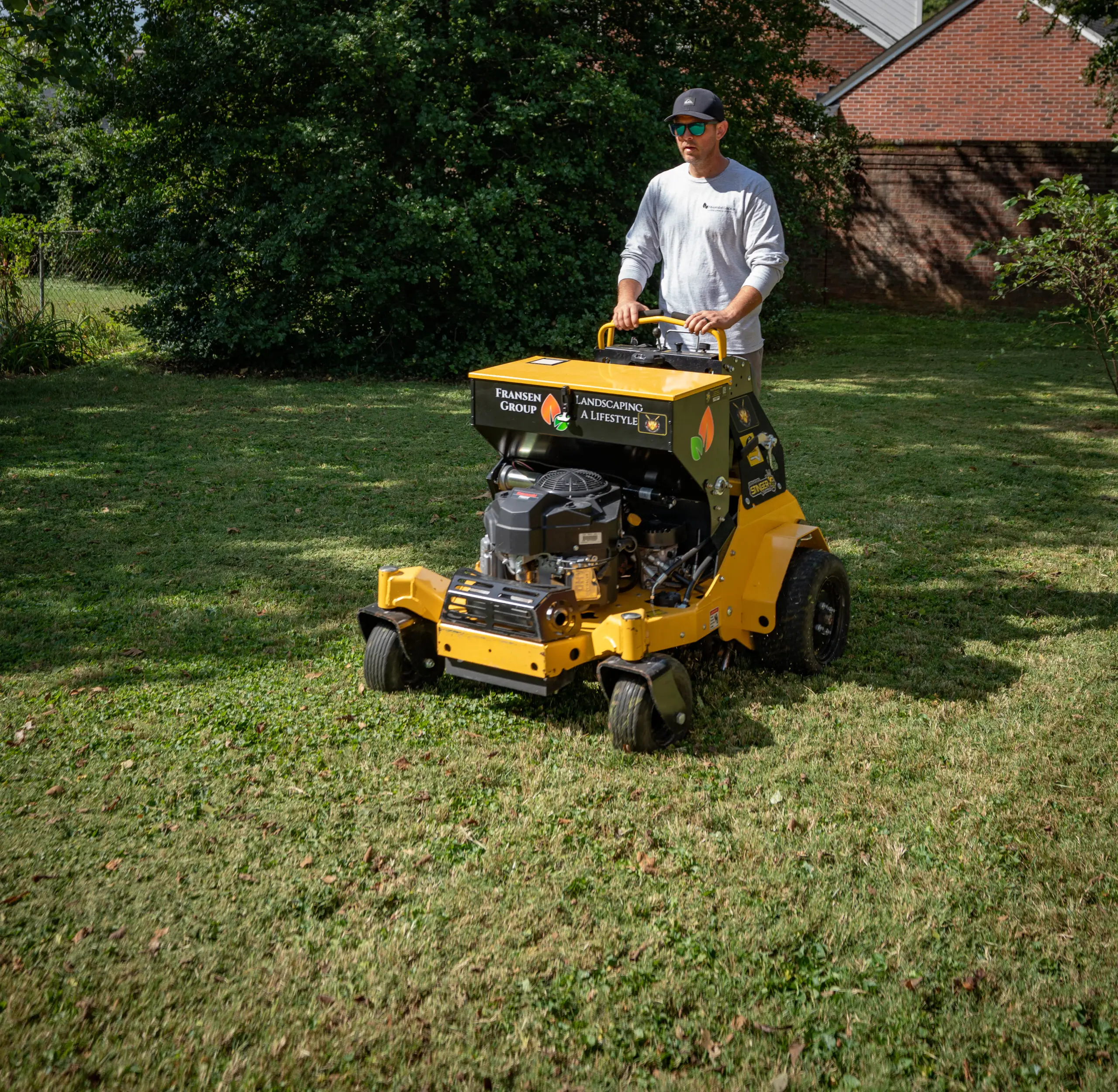 The Fransen Group using an advanced overseeding machine